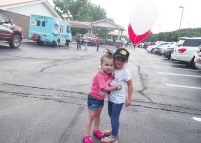 2 young girls at the facility