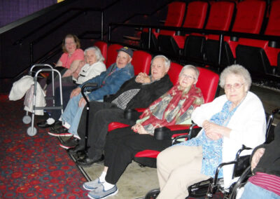 residents at the movie