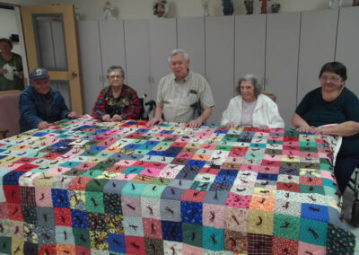 residents quilting